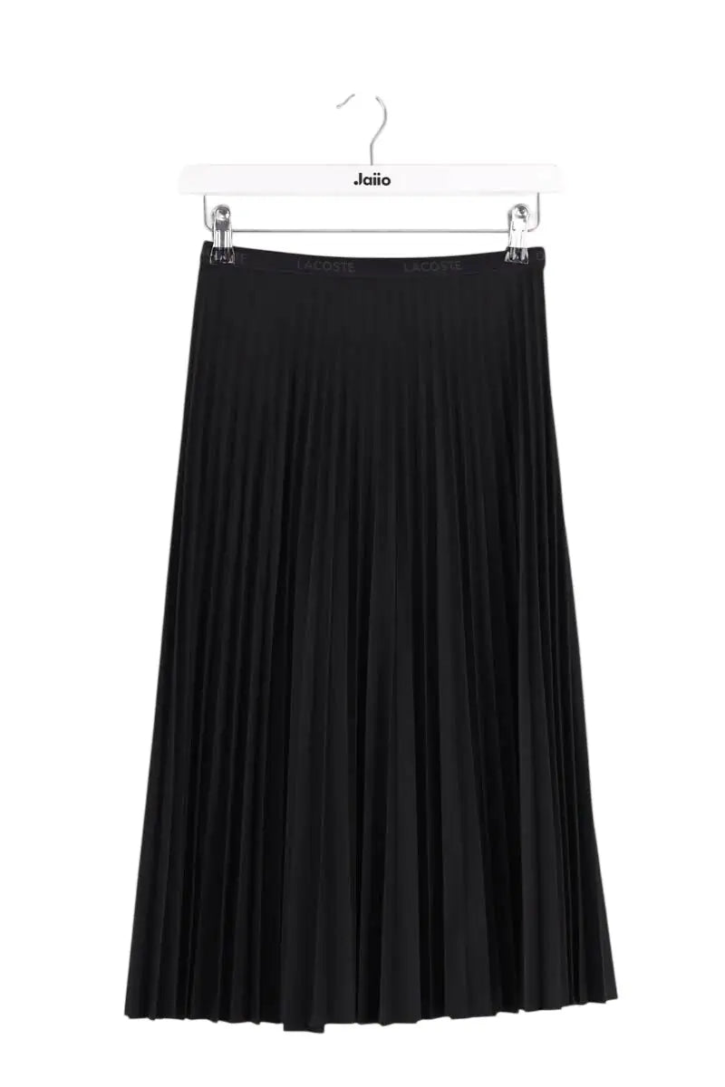 Jupe Lacoste Noir en Synthétique, taille XS - Seconde Main