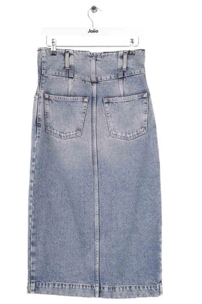 Jupe Iro Bleu en Coton