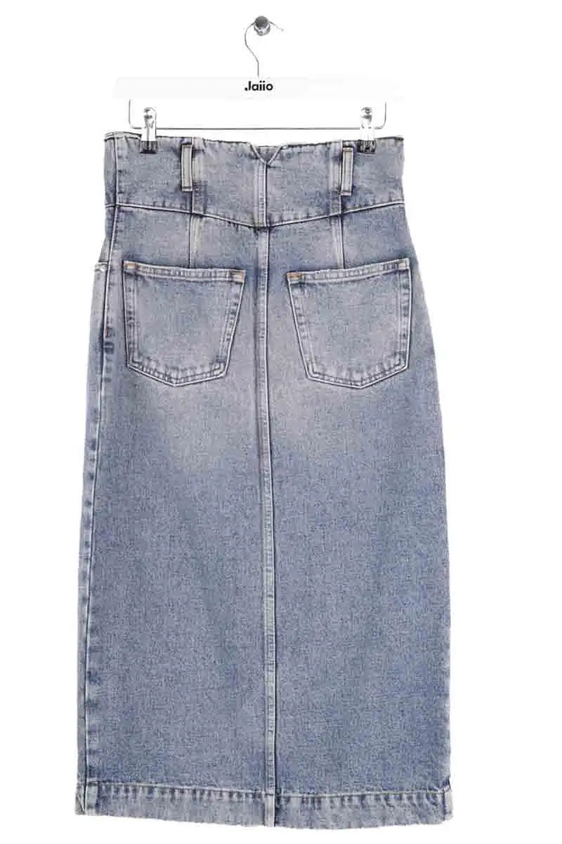 Jupe Iro Bleu en Coton