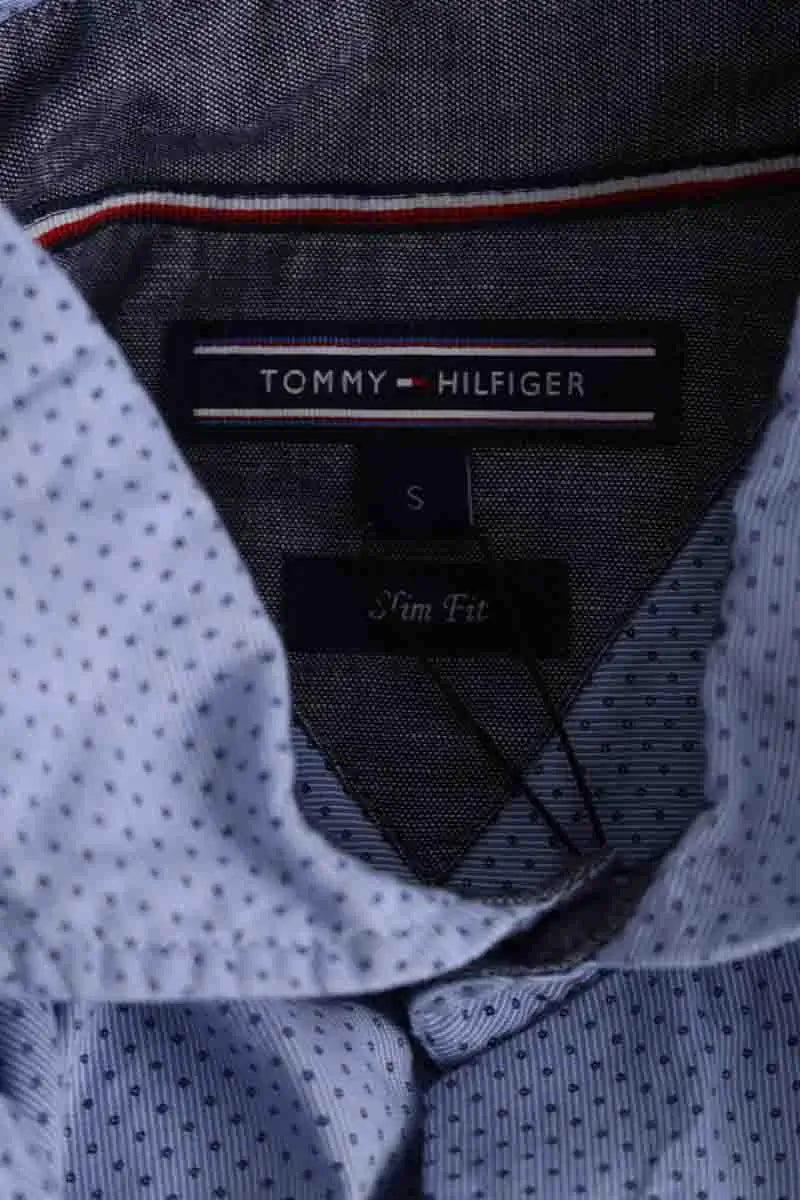 Chemise Tommy Hilfiger Bleu en Coton
