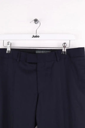 Pantalon droit The Kooples Marine en Laine