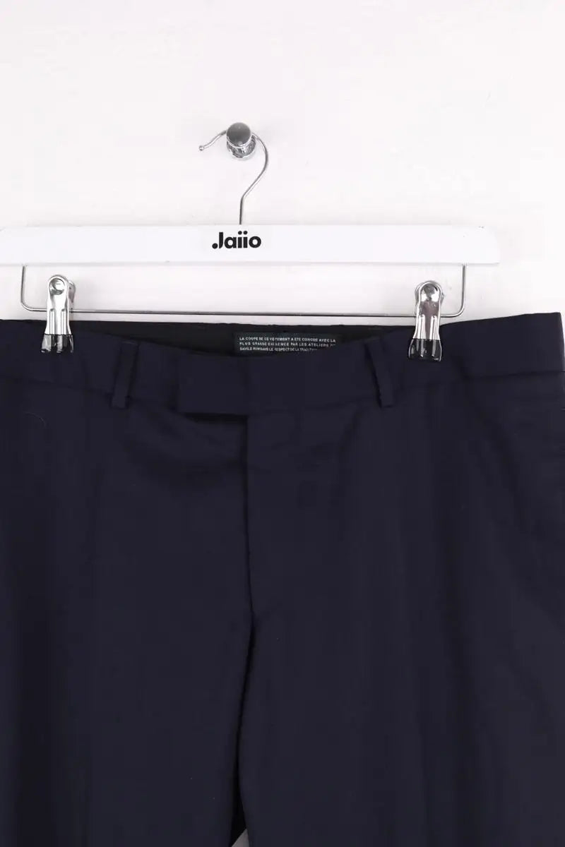 Pantalon droit The Kooples Marine en Laine