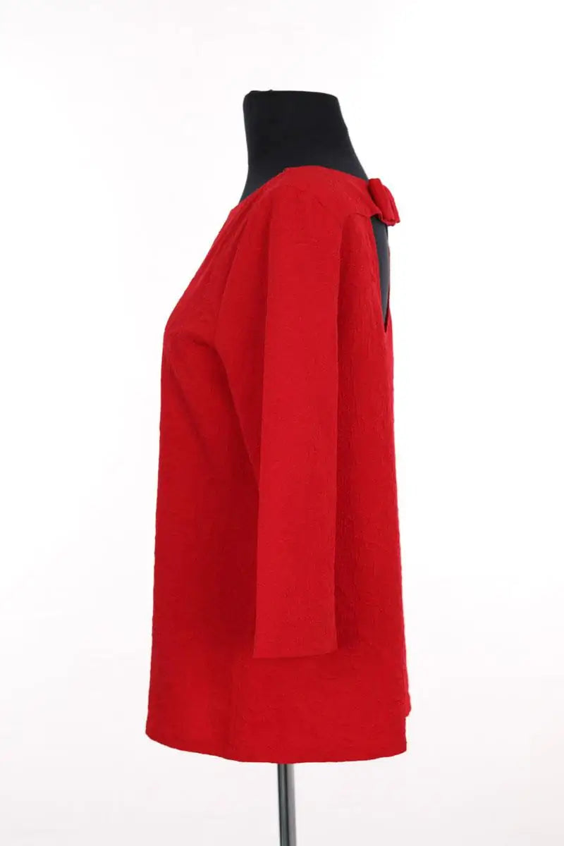 Blouse Claudie Pierlot Rouge en Synthétique