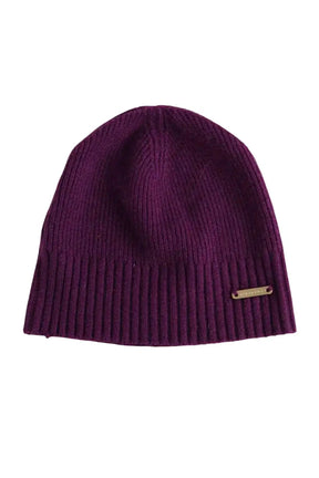 Bonnet Burberry Violet en Cachemire, taille TU - Seconde Main