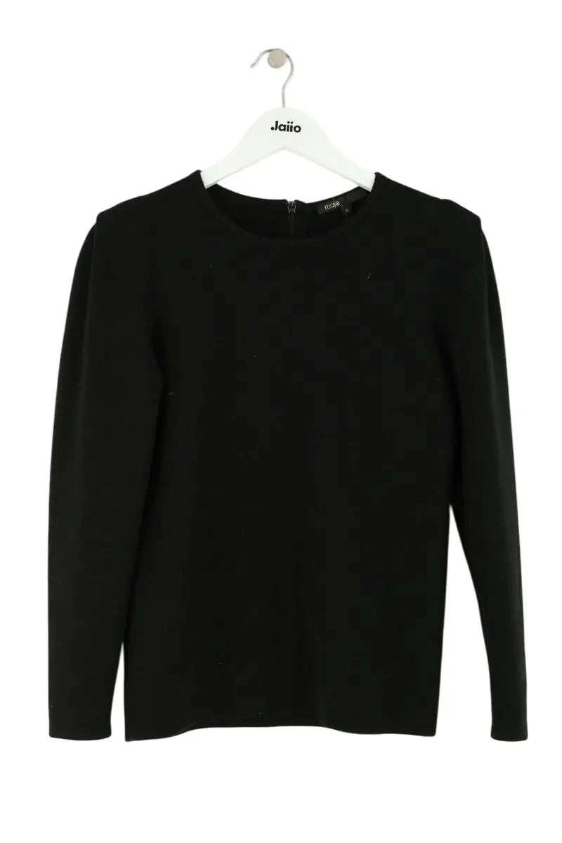 Pull Maje Noir en Laine, taille L - Seconde Main