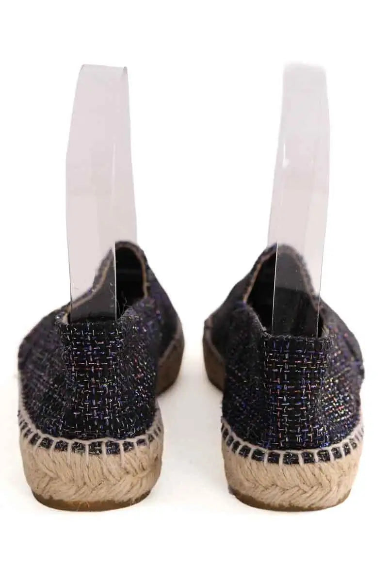 Espadrilles Chanel Violet en Tissu