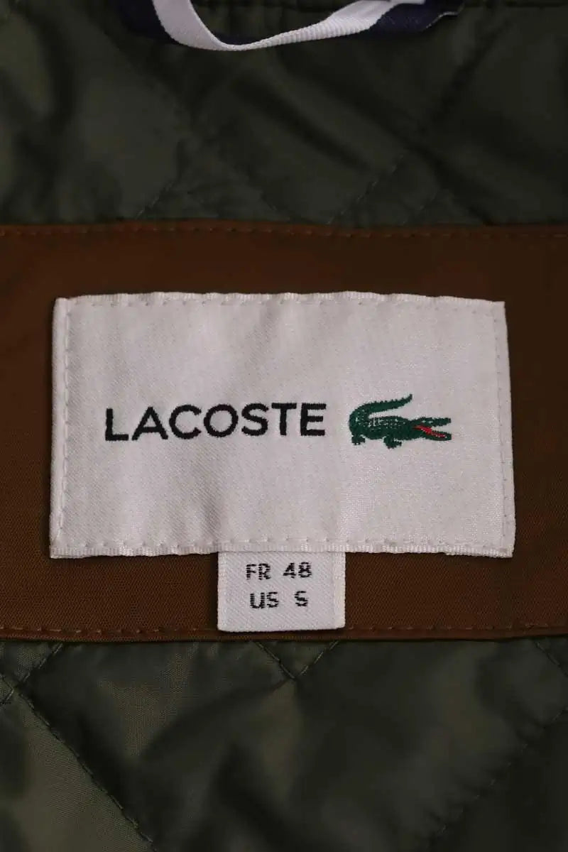 Blouson Lacoste Marron en Coton