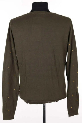 Pull Essentiel Antwerp Kaki en Coton
