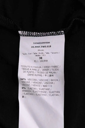 Top sans manche Max Mara Noir en Viscose