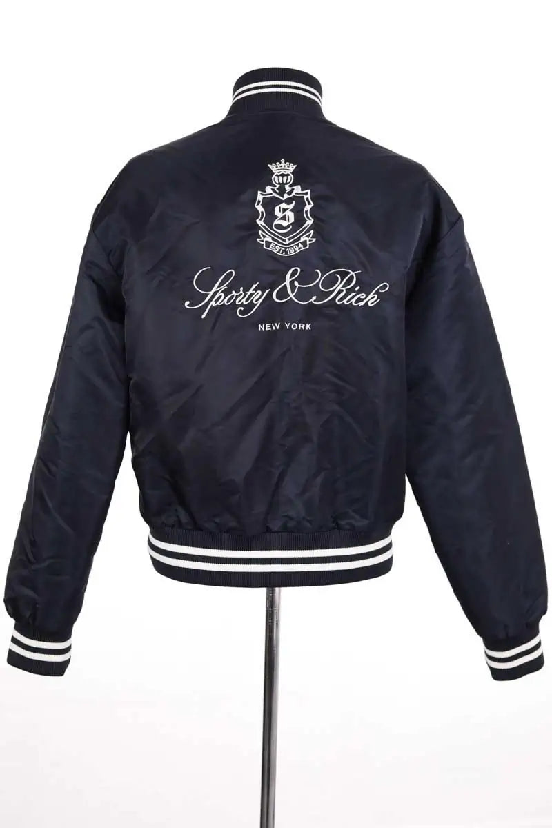 Blouson Sporty & Rich Marine en Synthétique