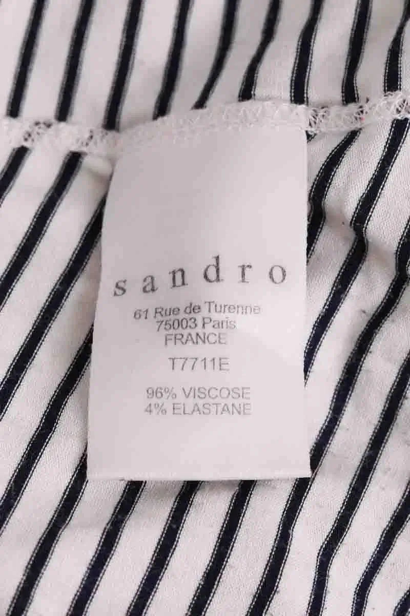 T-shirt Sandro Blanc en Viscose