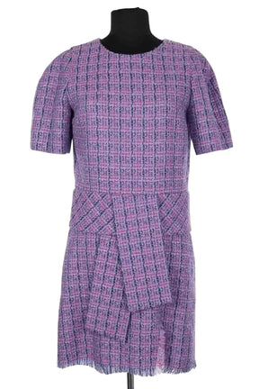 Robe Lanvin Violet en Laine, taille S - Seconde Main