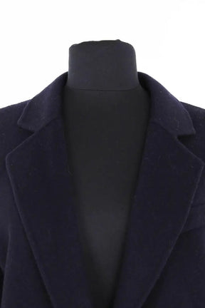 Manteau Sandro Marine en Laine