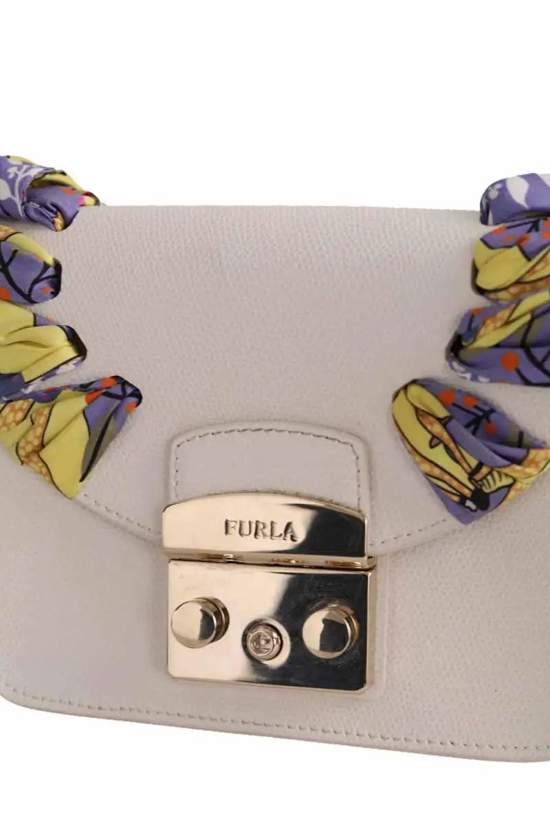 Mini sac Furla Beige en Cuir