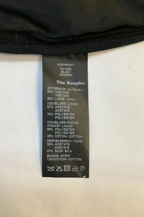 Blazer The Kooples Noir en Viscose