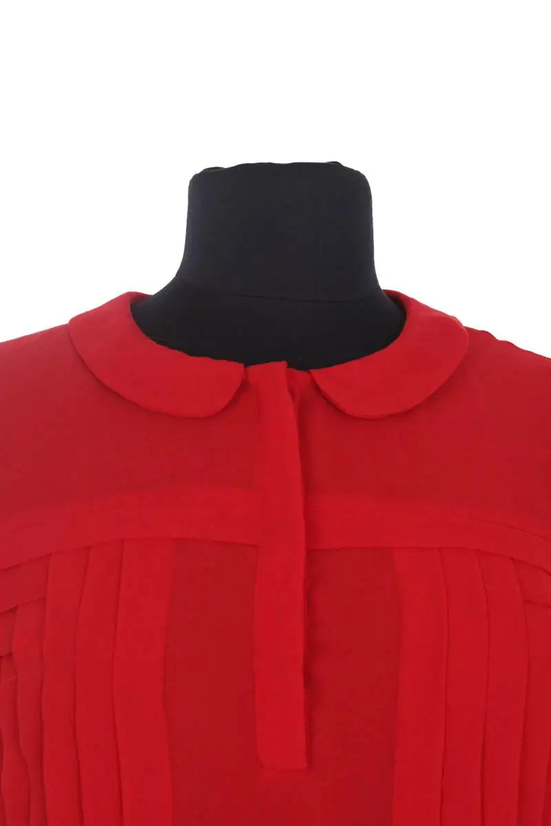 Robe manches courtes Ba&Sh Rouge en Synthétique