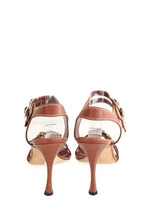 Talons Manolo Blahnik  Marron