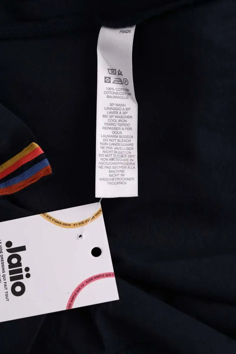 T-shirt Paul Smith Bleu en Coton