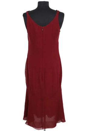 Robe Valentino Bordeaux en Synthétique