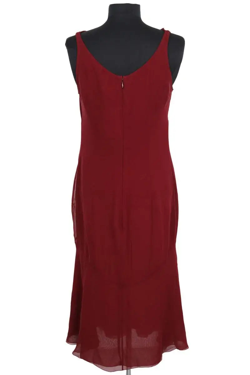 Robe Valentino Bordeaux en Synthétique