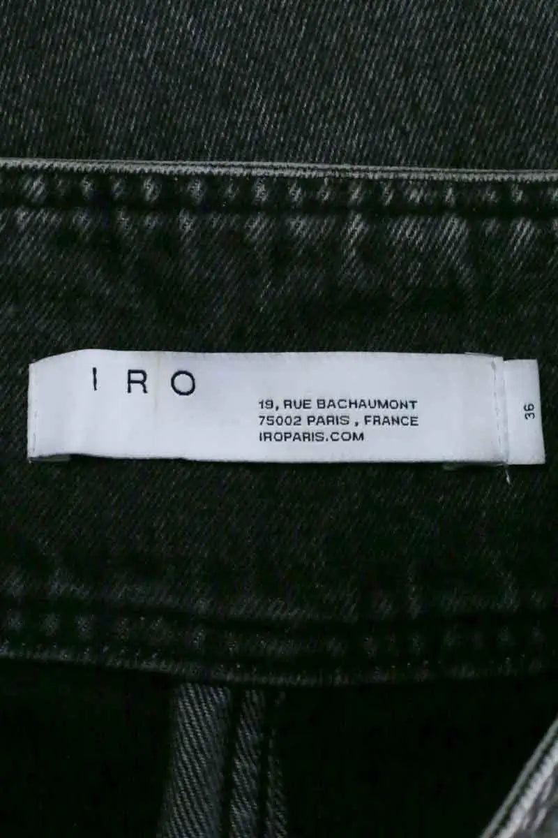 Jean droit Iro Vieno Gris en Coton