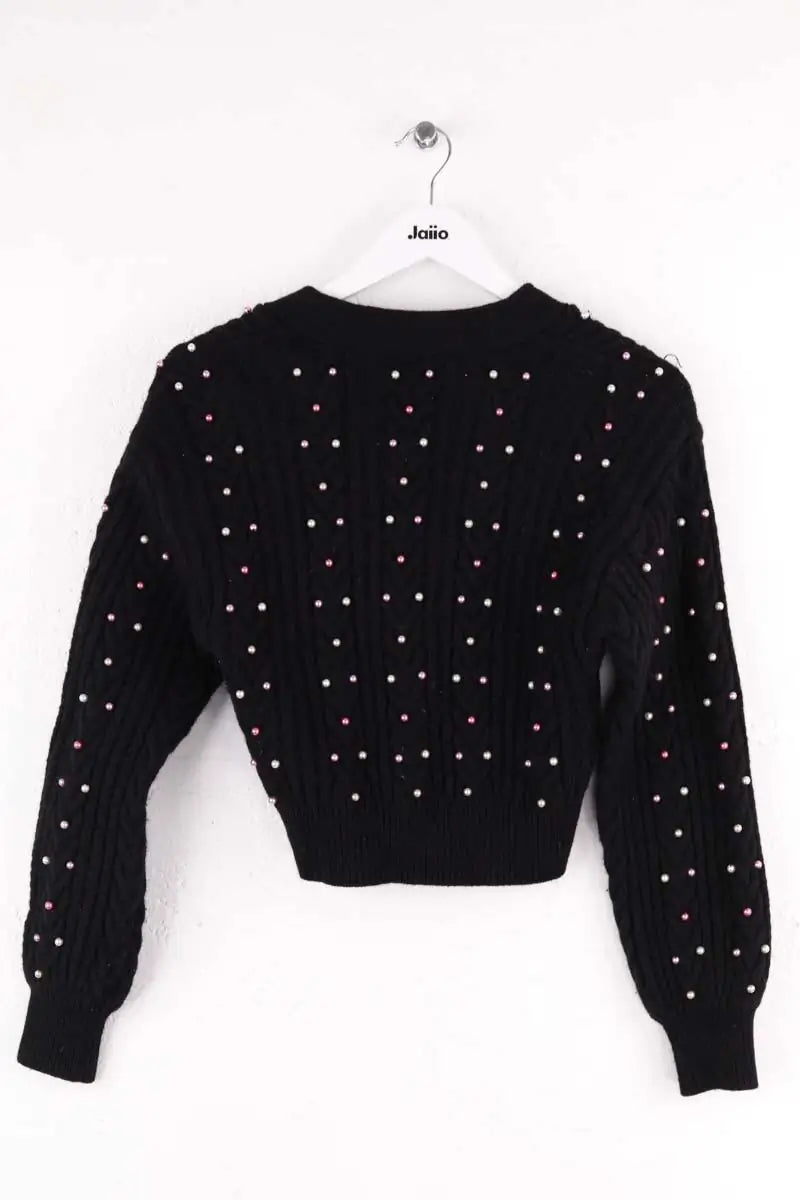 Cardigan Sandro Noir en Synthétique