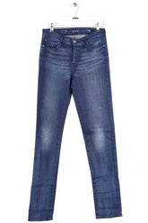 Jean slim Levi's Mid Rise Slim Bleu en Coton, taille M - Seconde Main