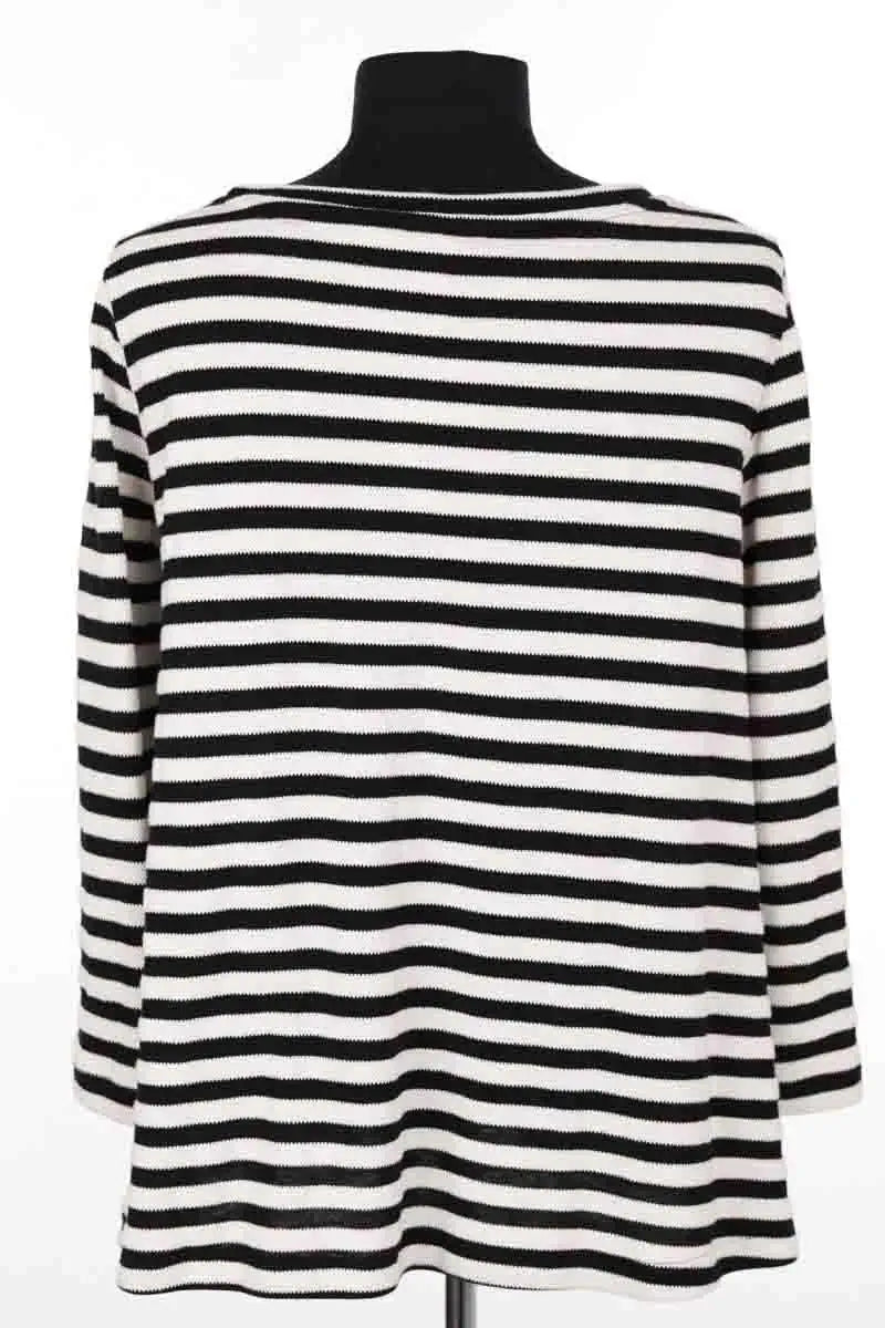 Top Marella Noir en Coton