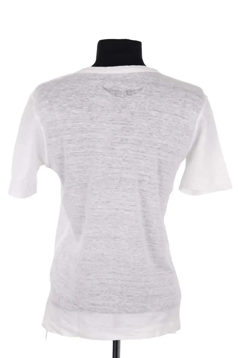 T-shirt Zadig & Voltaire Blanc en Lin