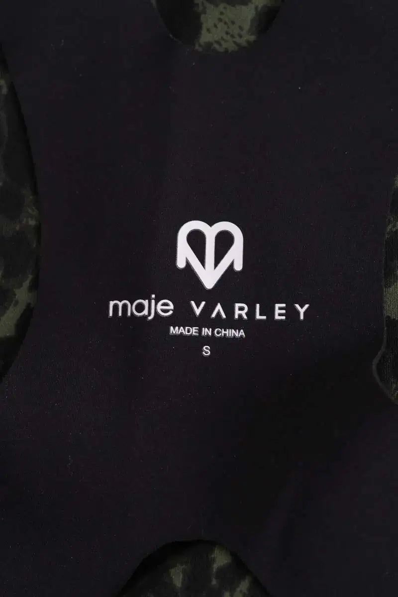 Brassière Maje Noir en Synthétique