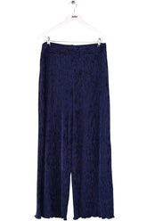 Pantalon large Balzac Bleu en Synthétique, taille XL - Seconde Main