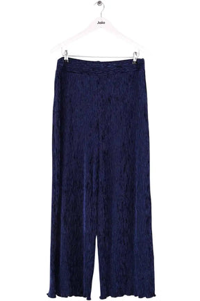 Pantalon large Balzac Bleu en Synthétique, taille XL - Seconde Main