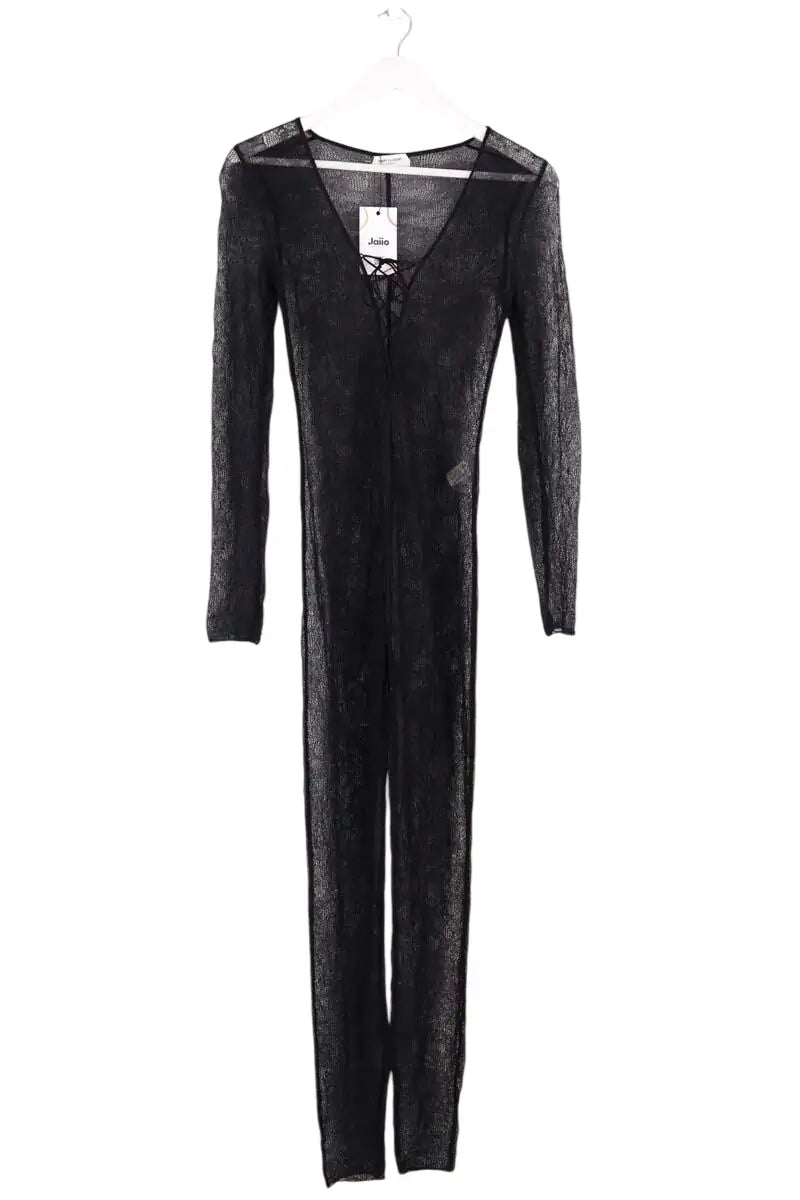 Combinaison Saint Laurent Noir en Coton, taille S - Seconde Main