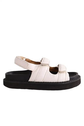 Sandales Isabel Marant Beige en Cuir, taille 37 - Seconde Main