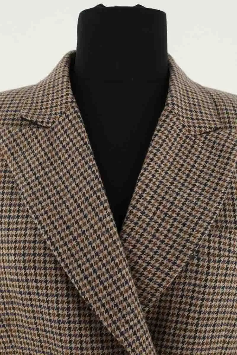 Blazer Maje Marine en Laine