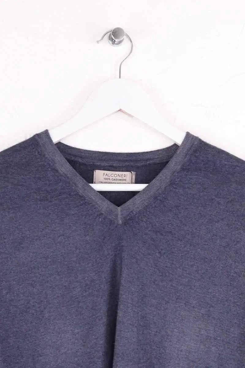 Pull Falconeri Bleu en Cachemire