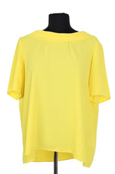 Blouse Tara Jarmon Jaune en Synthétique, taille XXL - Seconde Main