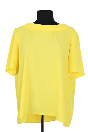 Blouse Tara Jarmon Jaune en Synthétique, taille XXL - Seconde Main