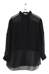 Chemise Iro Tissia Noir en Synthétique, taille M - Seconde Main