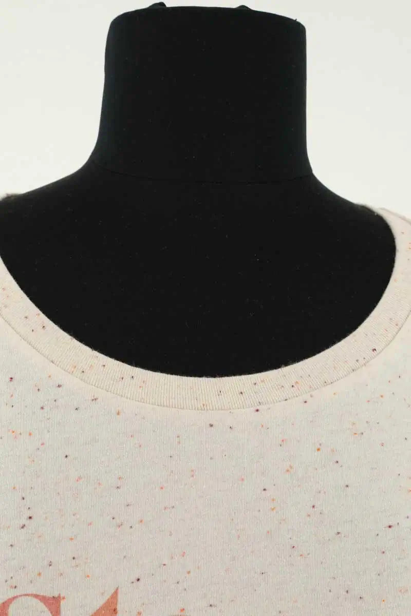 T-shirt Soi Beige en Coton