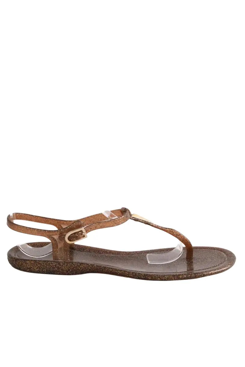 Sandales Jimmy Choo Doré en Plastique, taille 40 - Seconde Main