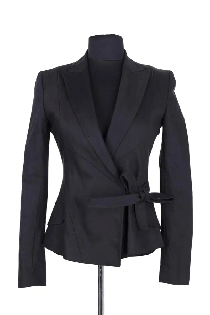 Blazer Dolce & Gabbana Noir en Coton, taille S - Seconde Main