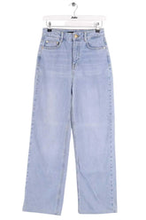 Jean droit Tara Jarmon Bleu en Coton, taille S - Seconde Main