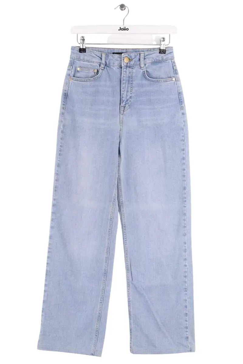 Jean droit Tara Jarmon Bleu en Coton, taille S - Seconde Main