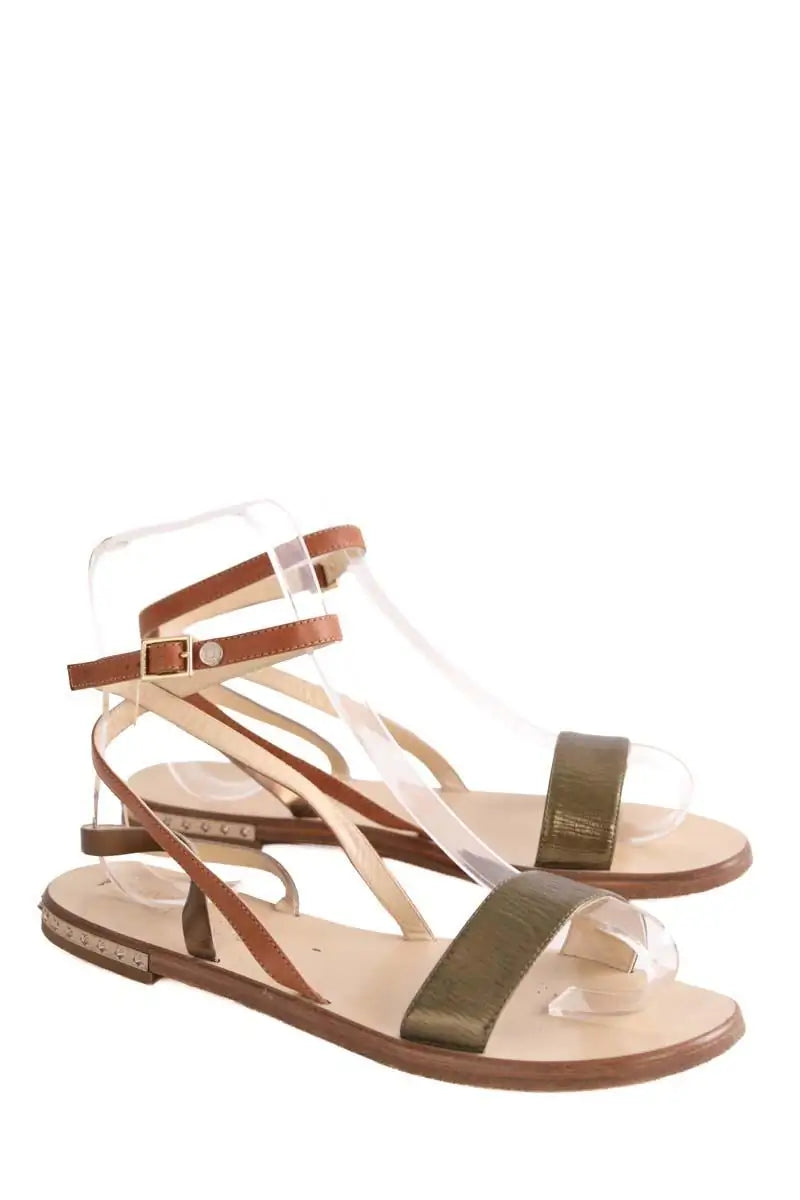 Sandales Jimmy Choo Marron en Cuir