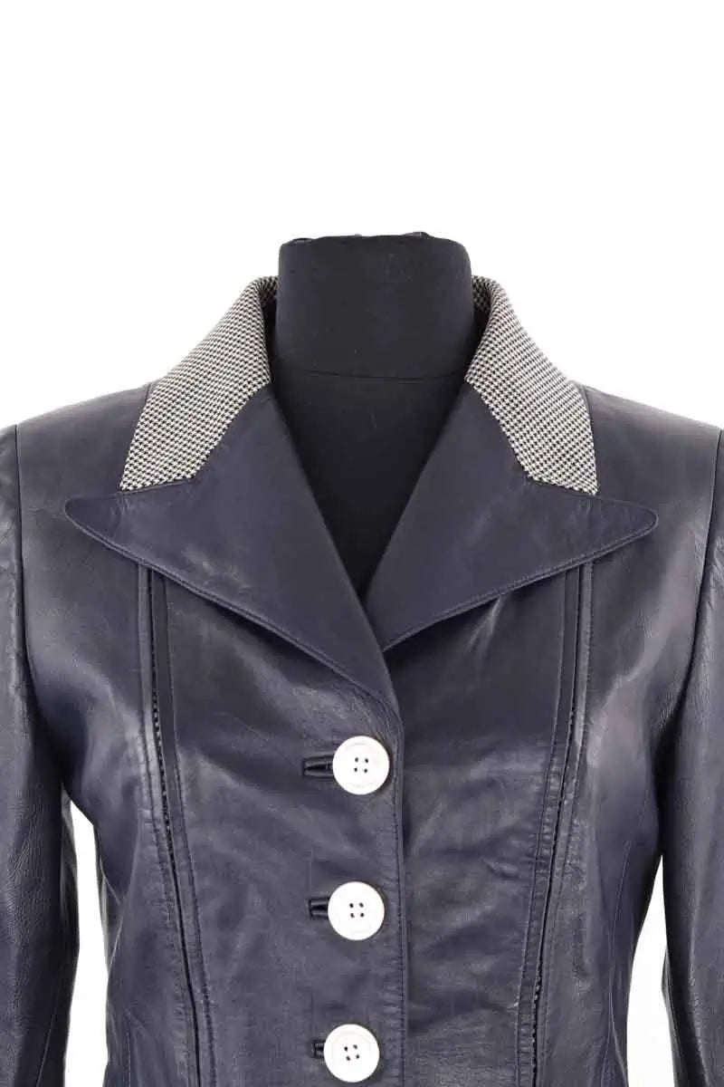 Veste Loewe Bleu en Cuir