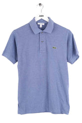 Polo Lacoste Bleu en Coton, taille S - Seconde Main
