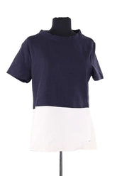 T-shirt Tommy Hilfiger Marine en Viscose, taille S - Seconde Main