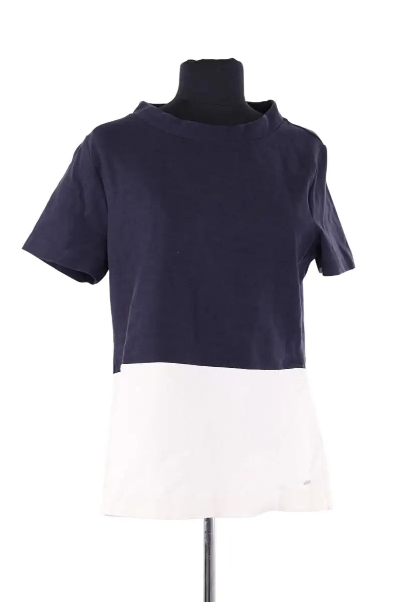 T-shirt Tommy Hilfiger Marine en Viscose, taille S - Seconde Main