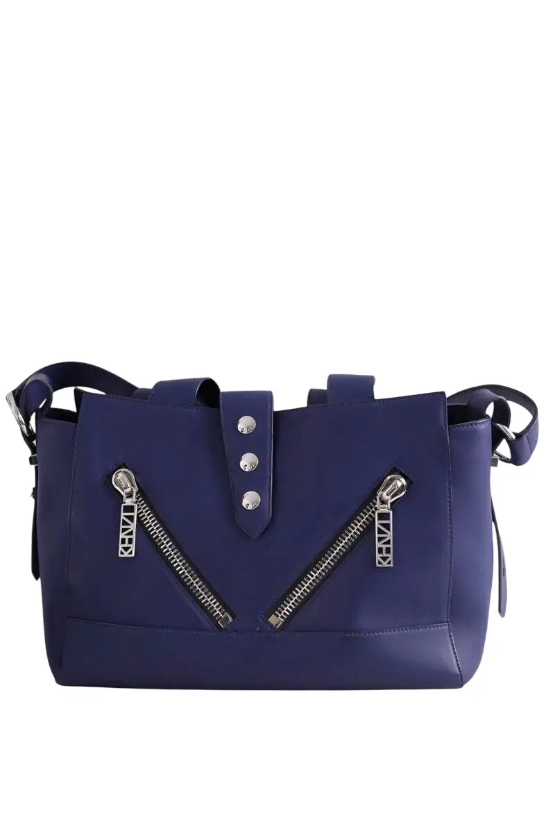 Sac à main Kenzo Bleu en Synthétique - Seconde Main
